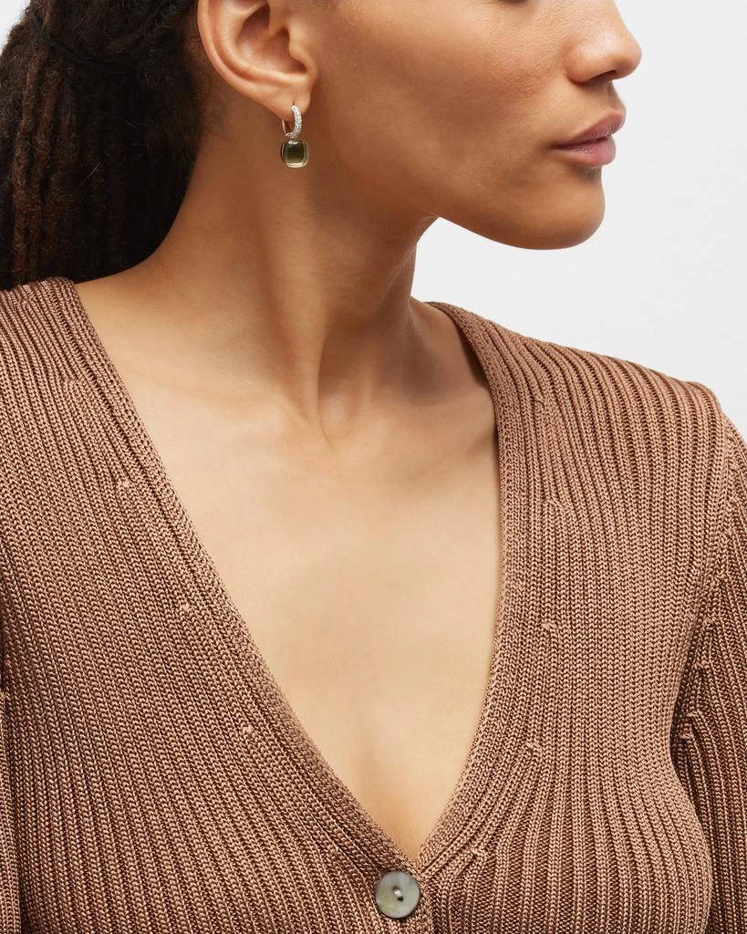 Pomellato Nudo 18K Rose Gold Gemstone 
Diamond Drop Earrings 5