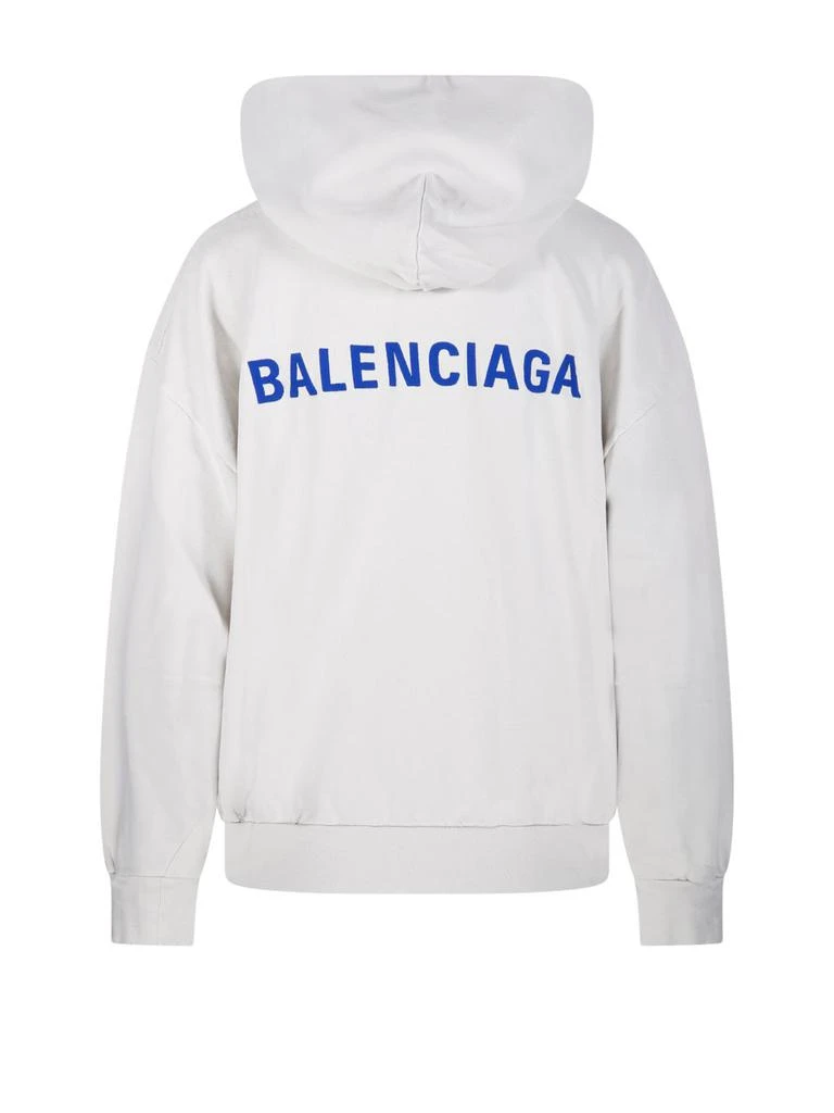 Balenciaga Balenciaga Logo Embroidered Zipped Hoodie 2
