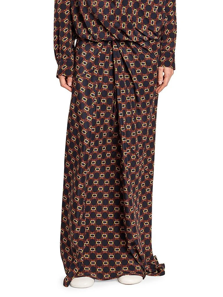 Dries Van Noten Smila Mosaique Bias Maxi Skirt 3