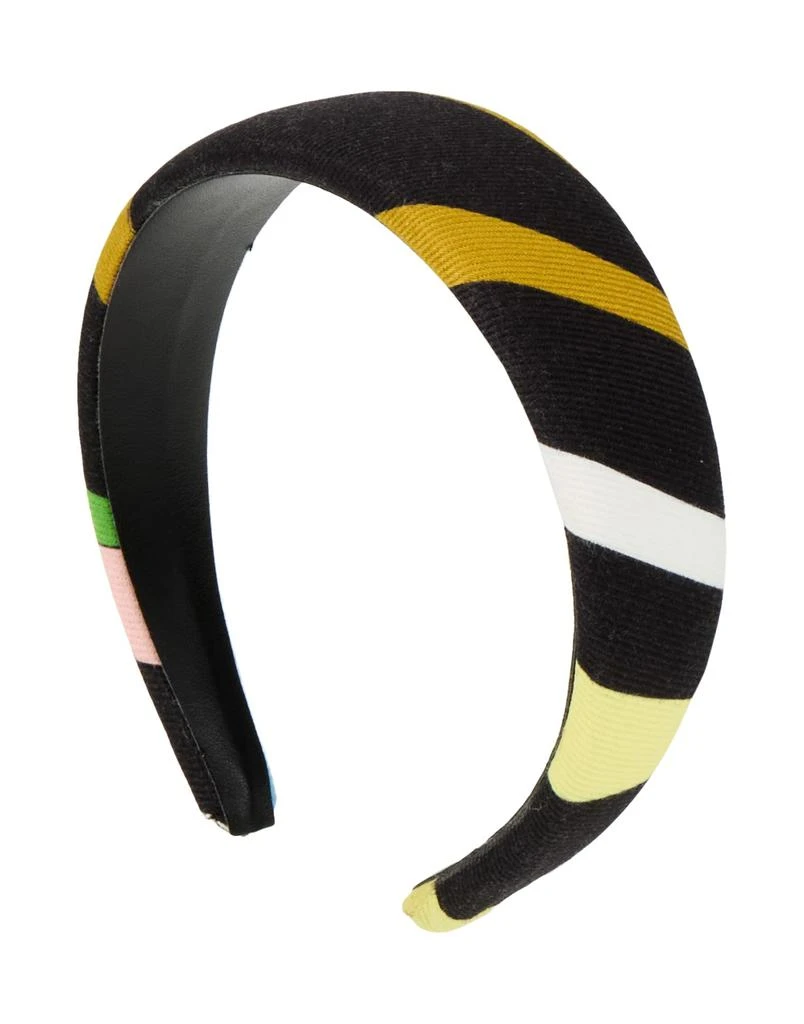 Versace Pony Hair Gold Medusa Leo Print Ribbon Barrette Clip 3 part high ponytail - TikTok Shop main image 4