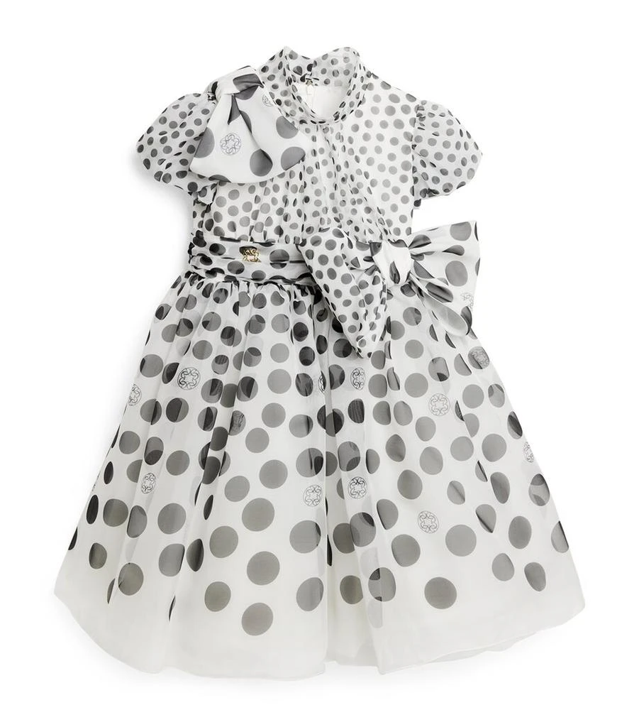 ELIE SAAB JUNIOR Crepe Polka Dot Dress (4-16 Years) 1