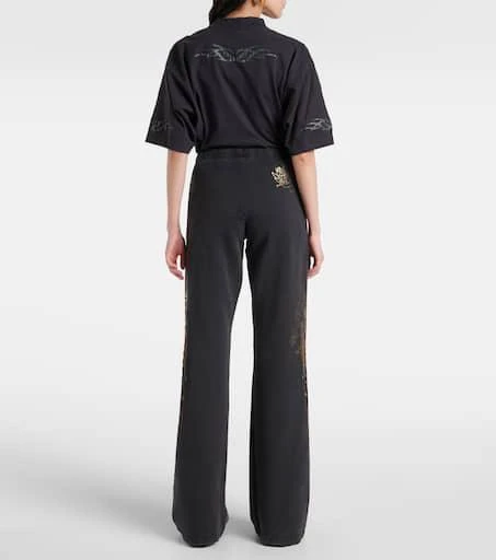 Balenciaga x Under Armour cotton fleece flared sweatpants 3