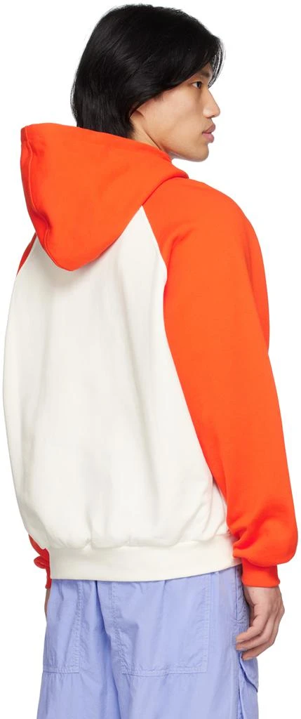 SUNNEI White & Orange Raglan Hoodie 3