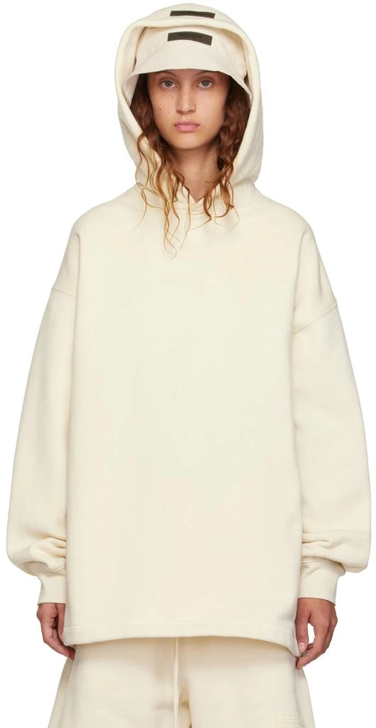 Fear of God ESSENTIALS Off-White Relaxed Hoodie 1