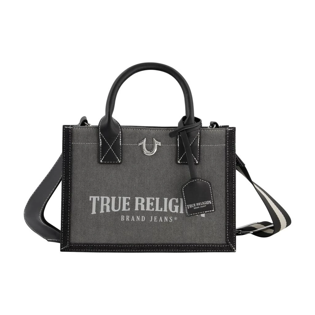 True Religion Modern Edge Denim Tote 6