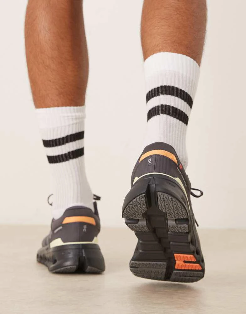 ON RUNNING ON Cloudrunner 2 running trainers in rock and tangerine 5