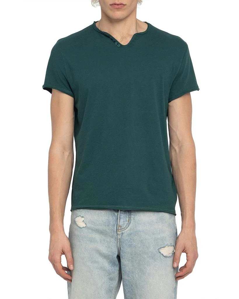 ZADIG & VOLTAIRE Monastir Split Collar Tee 1