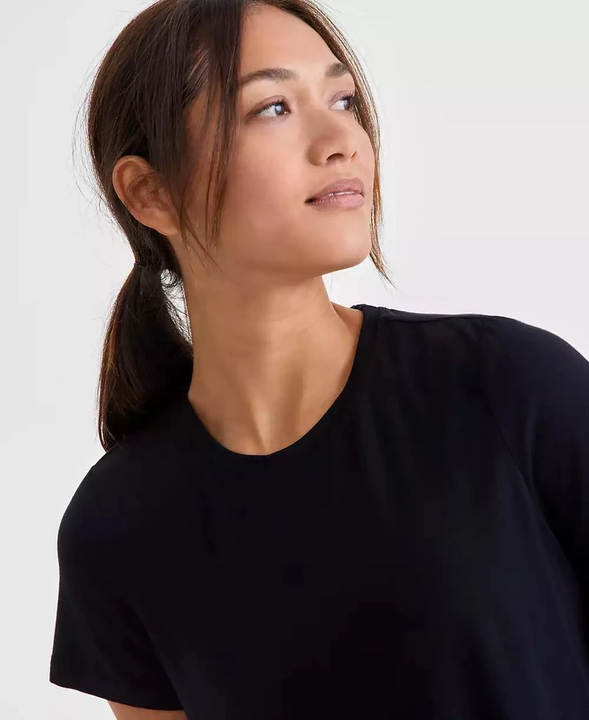 ID Ideology Women's Short-Sleeve Crewneck Knit T-Shirt, Exclusively at Macy's 3