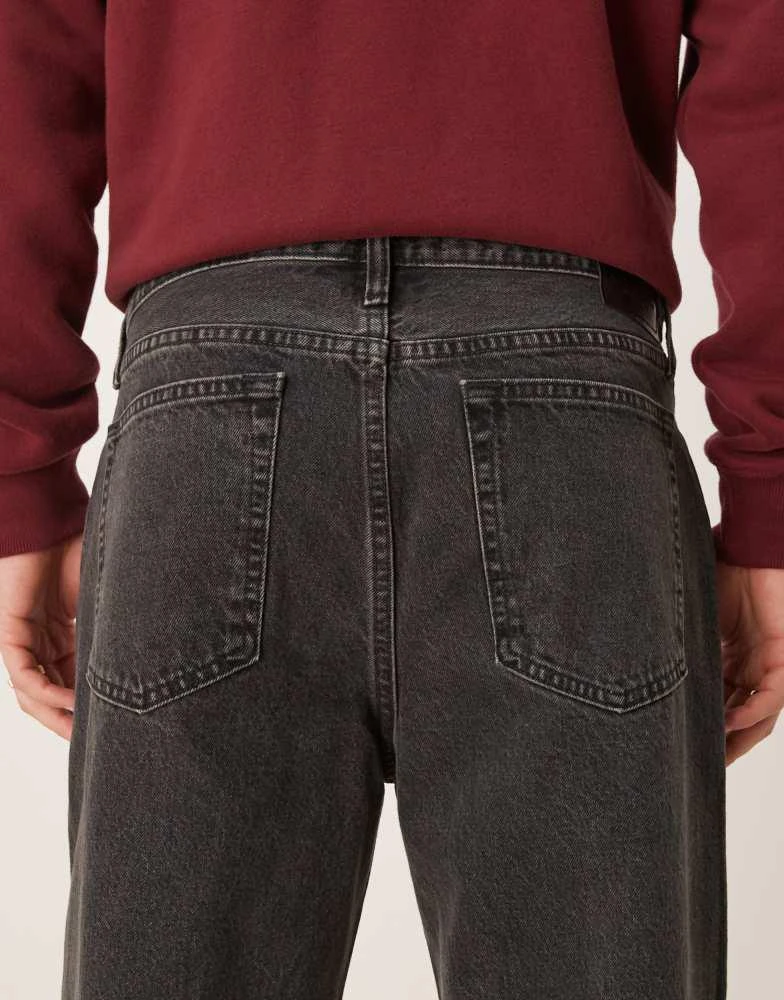 Abercrombie & Fitch Abercrombie & Fitch baggy jeans in washed black 5