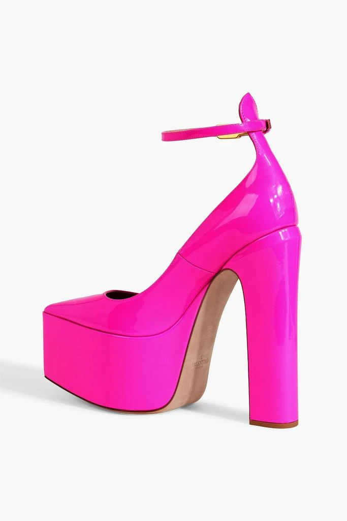 Valentino Tan-Go patent-leather platform pumps 3