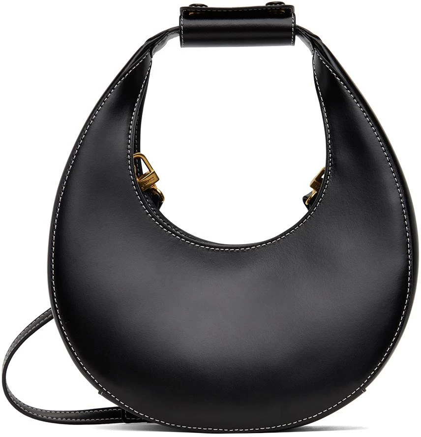 Staud Black Mini Moon Bag 1