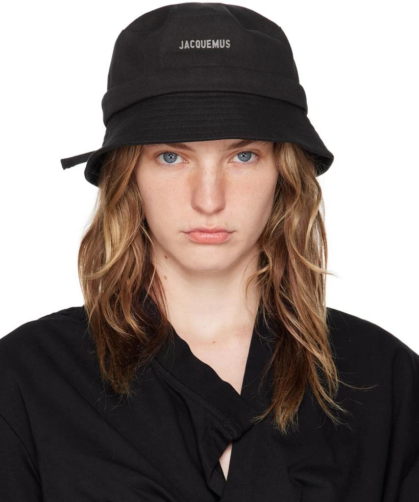 Jacquemus Black Les Classiques 'Le bob Gadjo' Bucket Hat 1