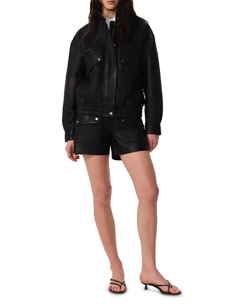 Rag & Bone Aria Leather Bomber Jacket 2