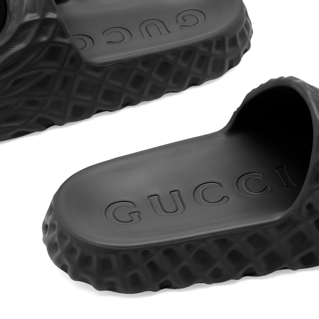 Gucci Gucci Interlocking Logo Ripple Sole Slide 4