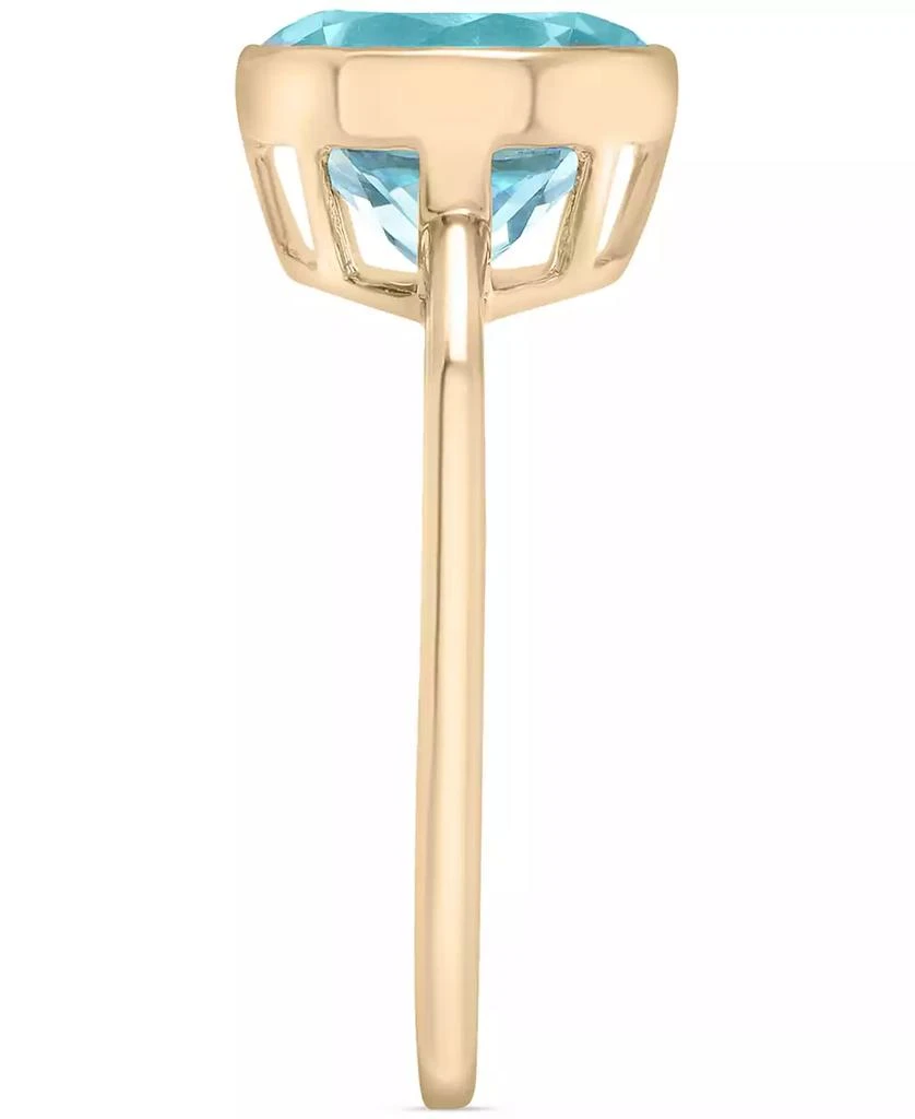 Macy
s Sky Blue Topaz Bezel Circle Solitaire Statement Ring (3-3/4 ct. t.w.) in 14k Gold 4