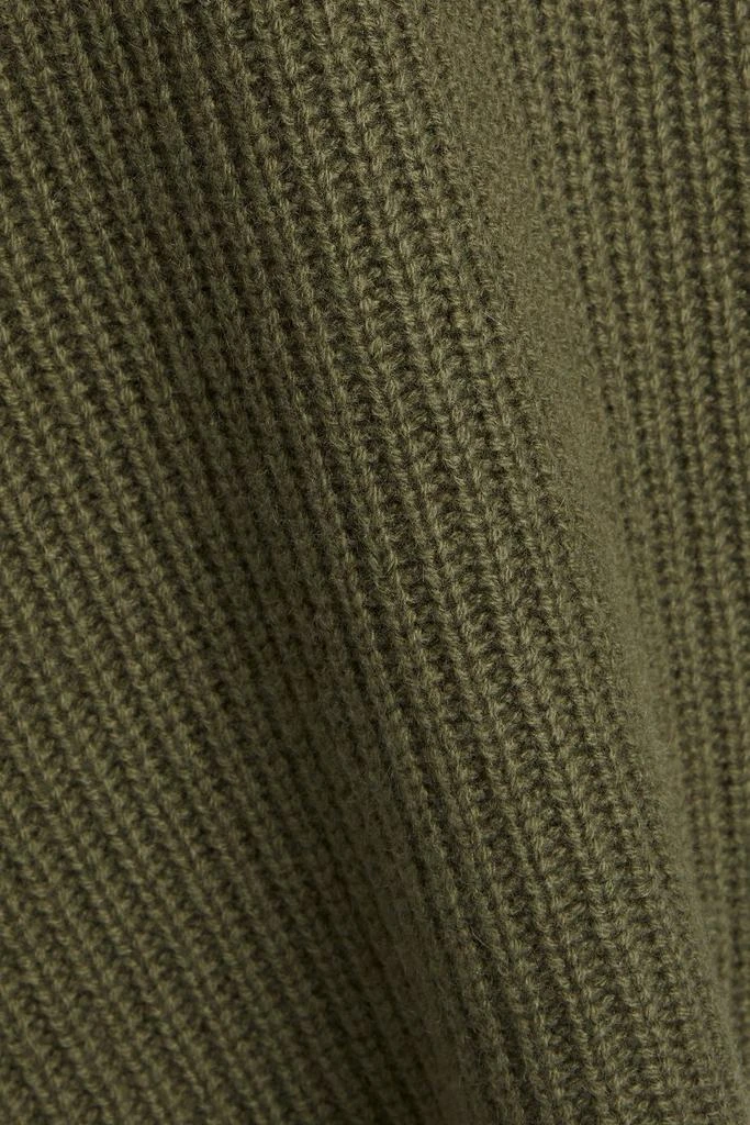 Vince Ribbed cashmere turtleneck sweater 4