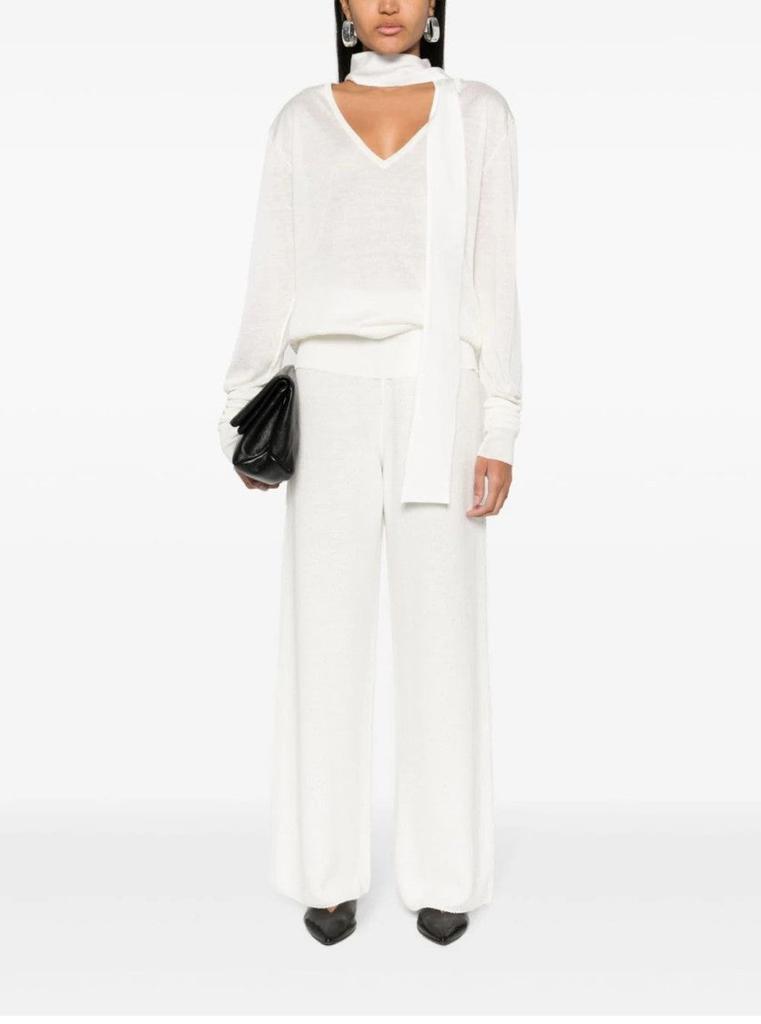Fabiana Filippi Relaxed Fit Knitwear With Deep V-Neck