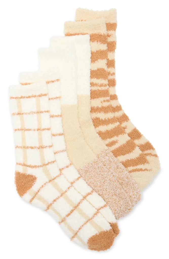 Nordstrom 3-Pack Butter Crew Socks