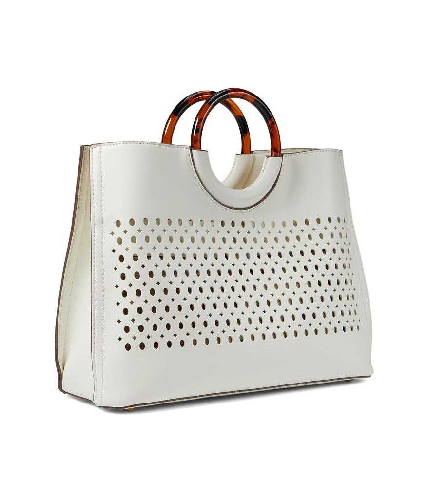 Anne Klein Perf Round Handle Satchel 2