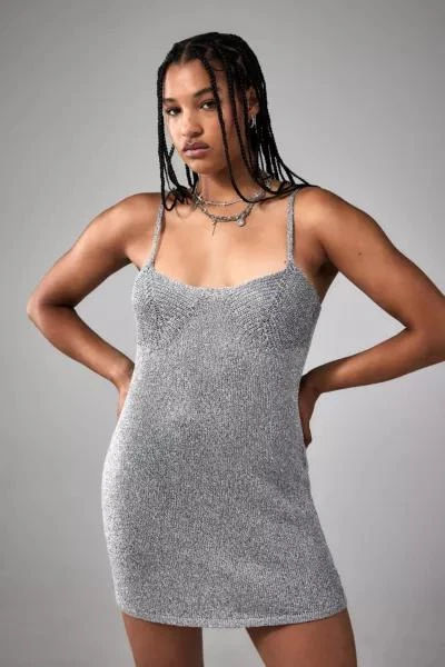Urban Outfitters UO Alexa Sequin Knit 90s Mini Dress 5
