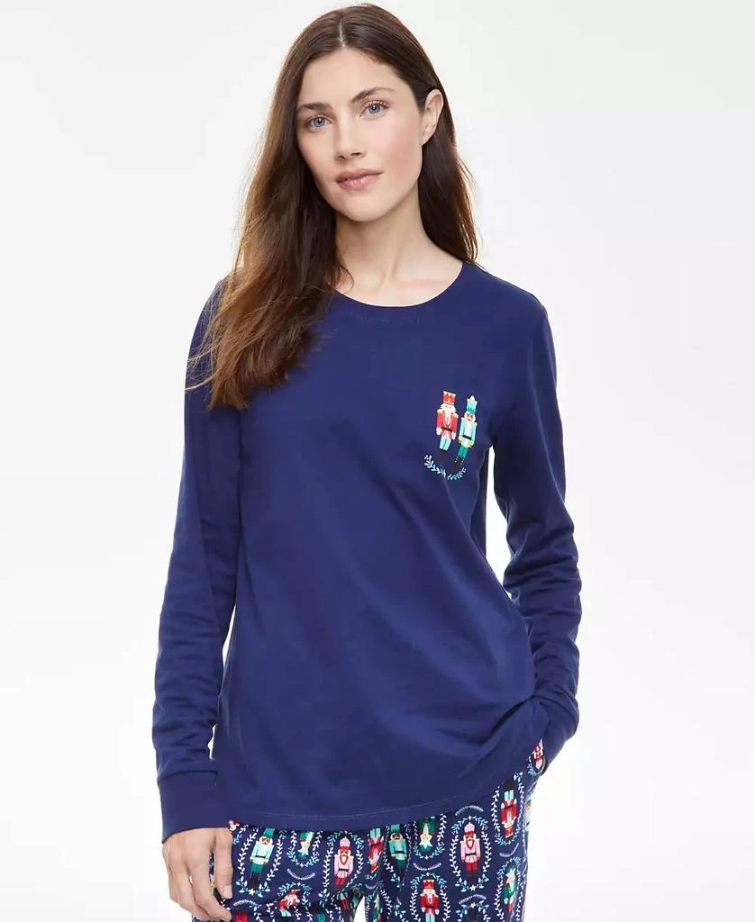 Holiday Lane Women's Nutcracker Mix It Cotton Matching Family Pajamas Set, Created for Macy's 3