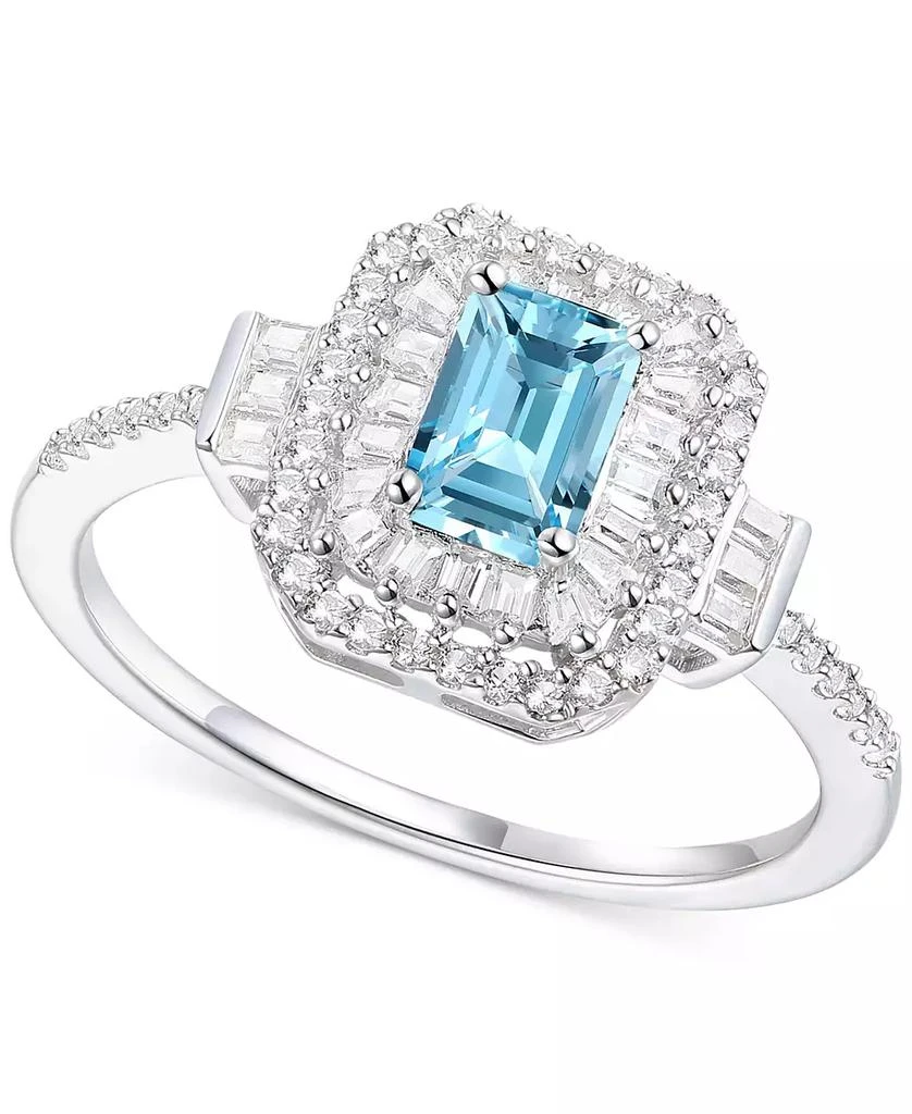 Macy
s Garnet (3/4 ct. t.w.) 
Lab-Grown White Sapphire (1/2 ct. t.w.) Halo Statement ring in 14k Rose Gold-Plated Sterling Silver