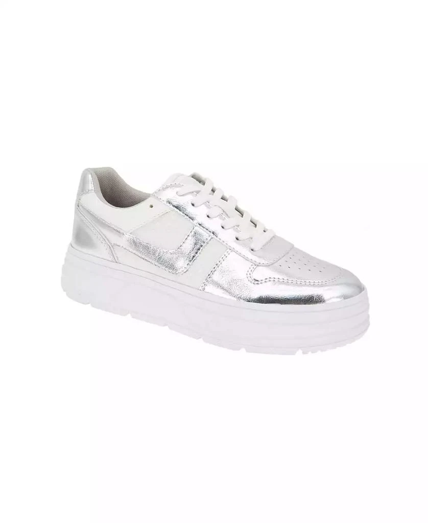 BCBG Women's Katina Lace-Up Platform Sneakers 1