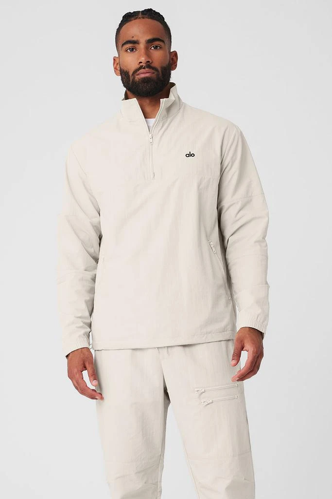 Alo Takeaway Track Pullover - Bone 1