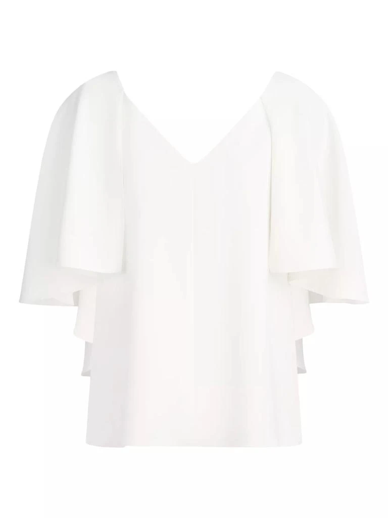 Halston Marah Cape-Sleeve Top 1