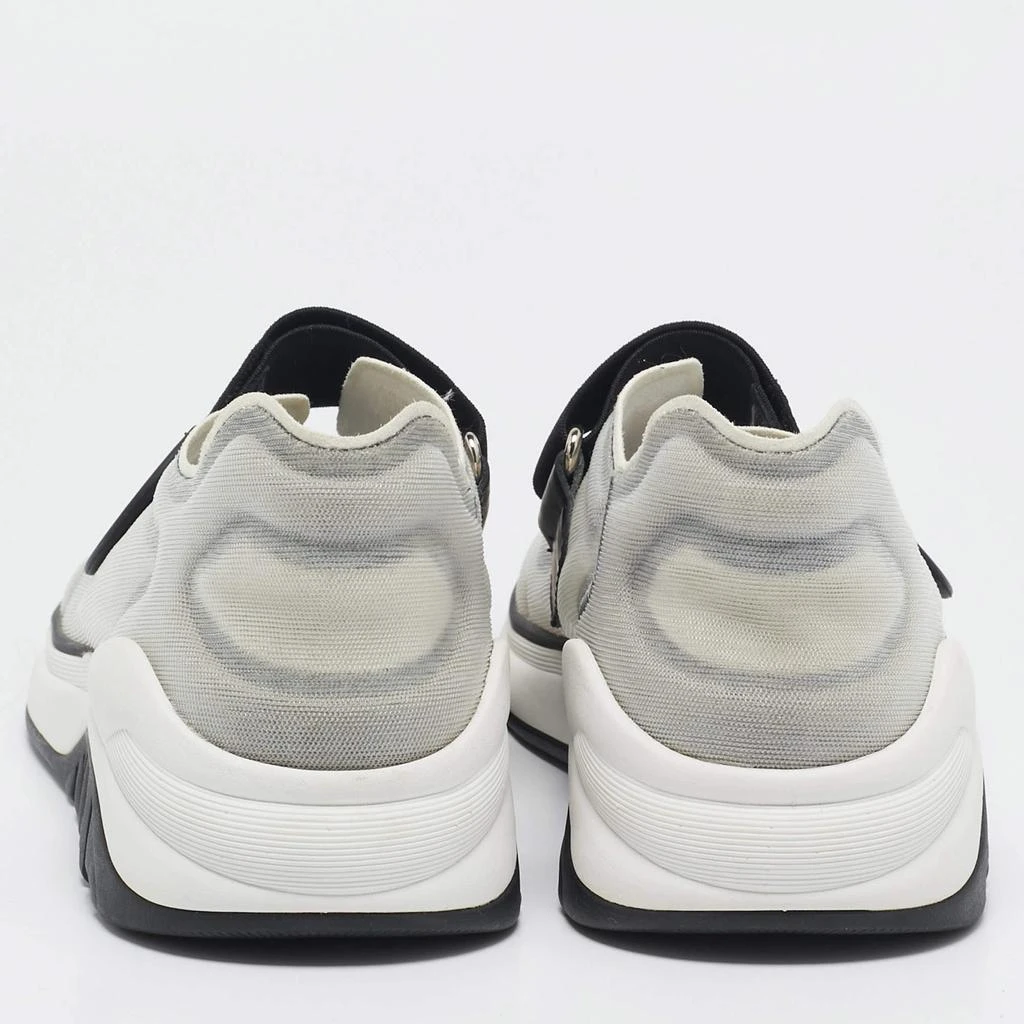 Chanel Chanel Grey/Black Mesh Slip On Sneakers Size 38 5