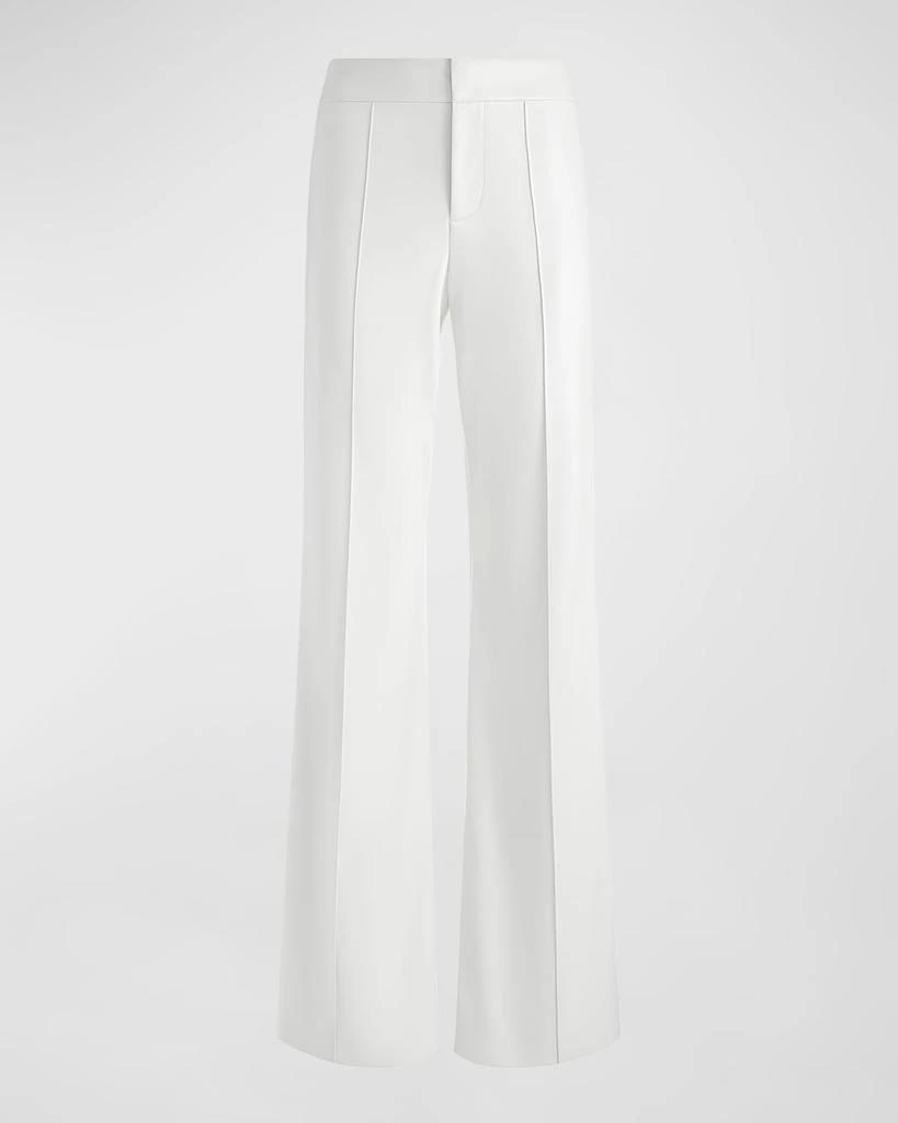 Alice + Olivia Dylan Vegan Leather Wide-Leg Pants 1