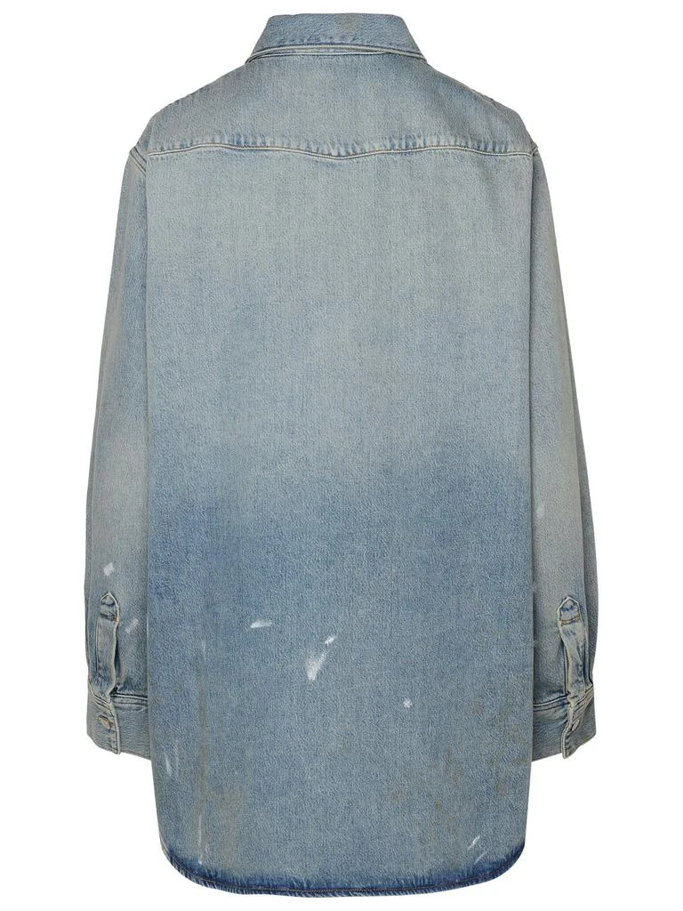Acne Studios Acne Studios Paint Printed Denim Shirt 2