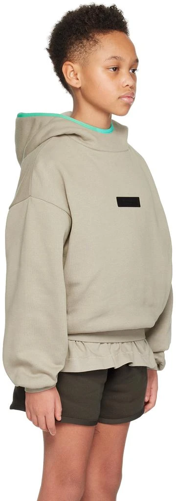 Essentials Kids Gray Patch Hoodie 2