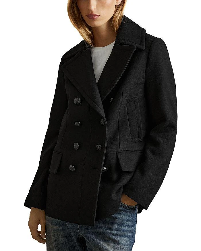 REISS Lily Wool Blend Pea Coat 1