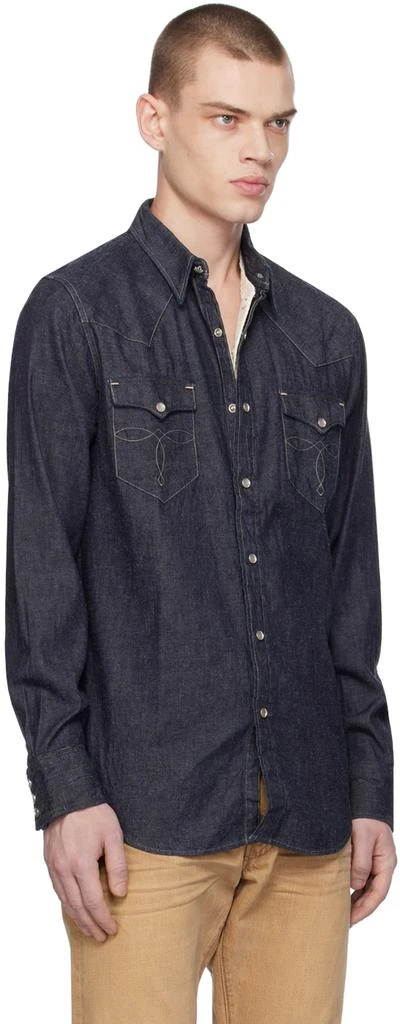 RRL Indigo Western Denim Shirt 2