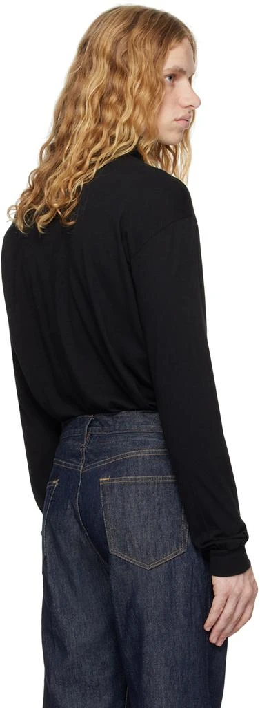 AURALEE Black Seamless Turtleneck 3