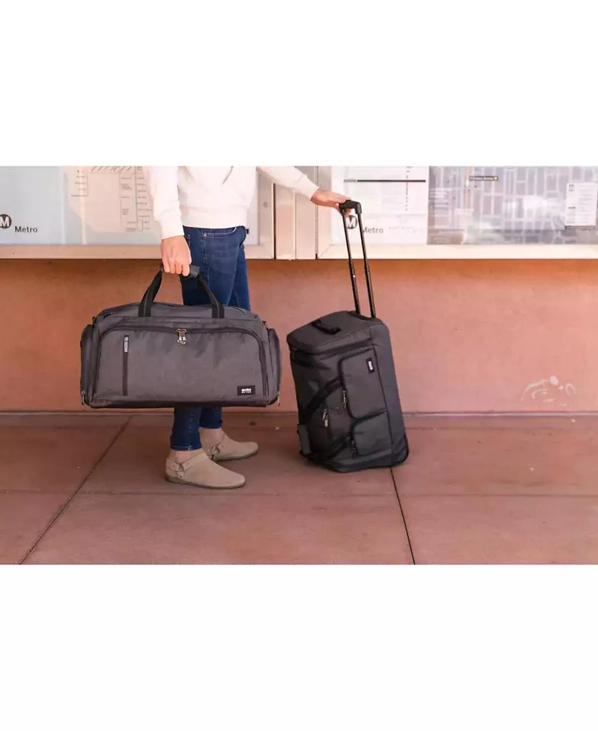 SOLO New York Leroy Carry-On Rolling Duffel Bag 19