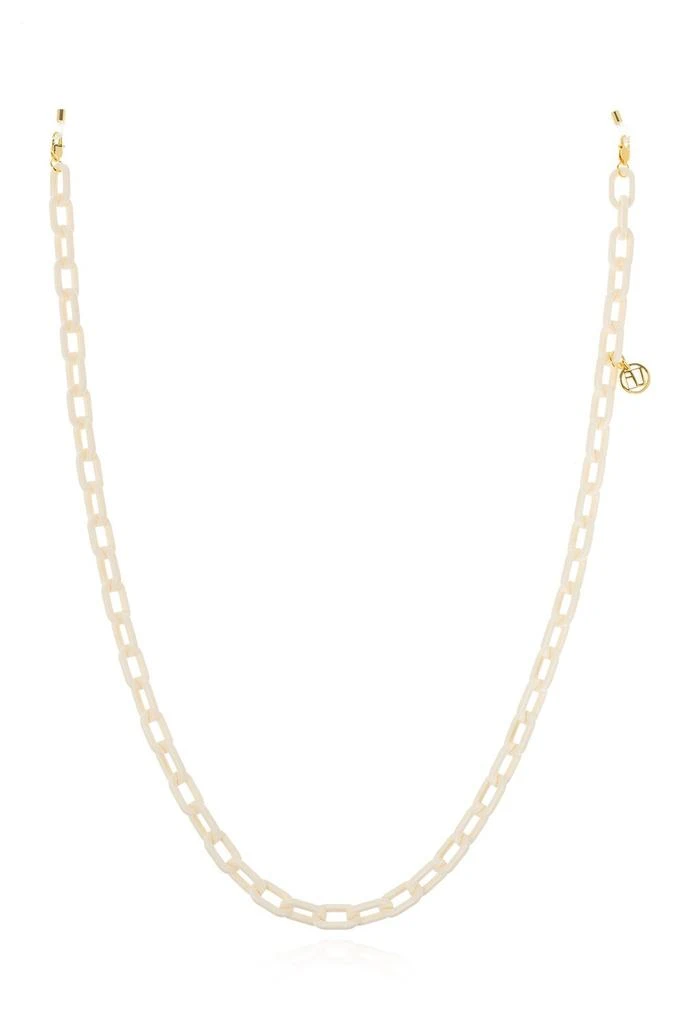 Linda Farrow Linda Farrow Logo-Charm Detailed Eyewear Chain 1