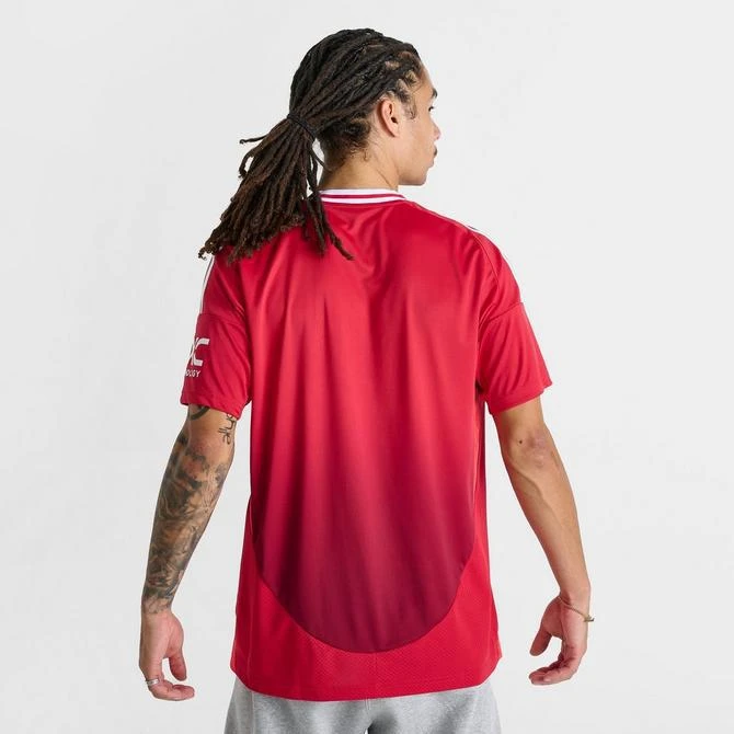 Adidas Men's adidas Manchester United 24-25 Home Replica Soccer Jersey 4