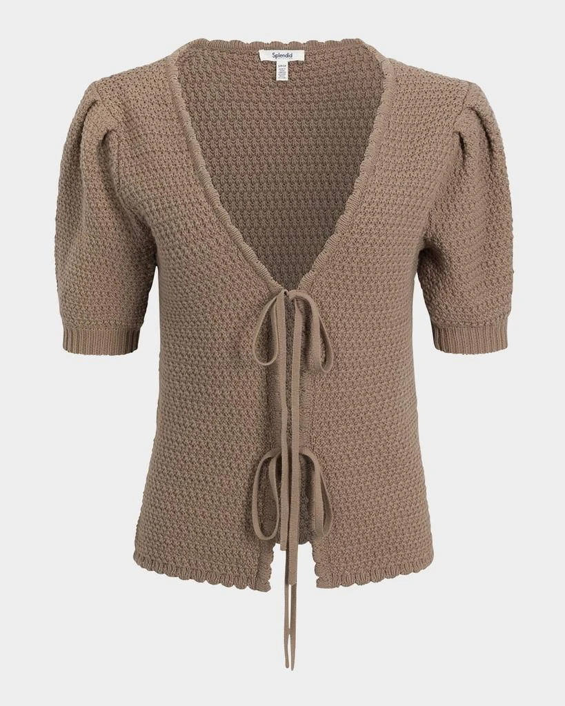 Splendid Beverley Tie-Front Sweater 1