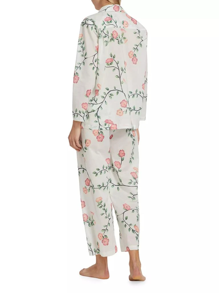Pour Les Femmes Floral Cotton Pajama Set 5
