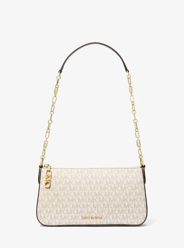 Michael Kors Empire Medium Signature Logo Chain-Link Pochette 1