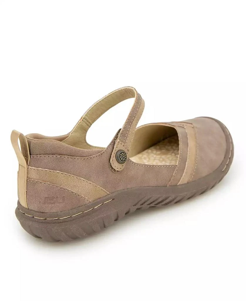 JBU Women's Raven Round Toe Flats 6