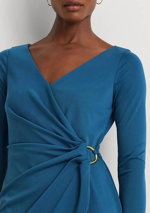 Ralph Lauren Ralph Lauren Ring Trim Stretch Jersey Cocktail Dress 4