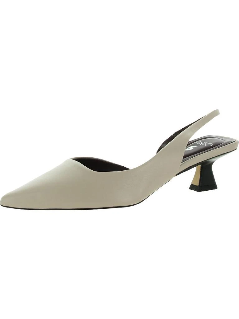 Sarto Franco Sarto Devin Womens Comfort Insole Pointed Toe Slingback Heels 5