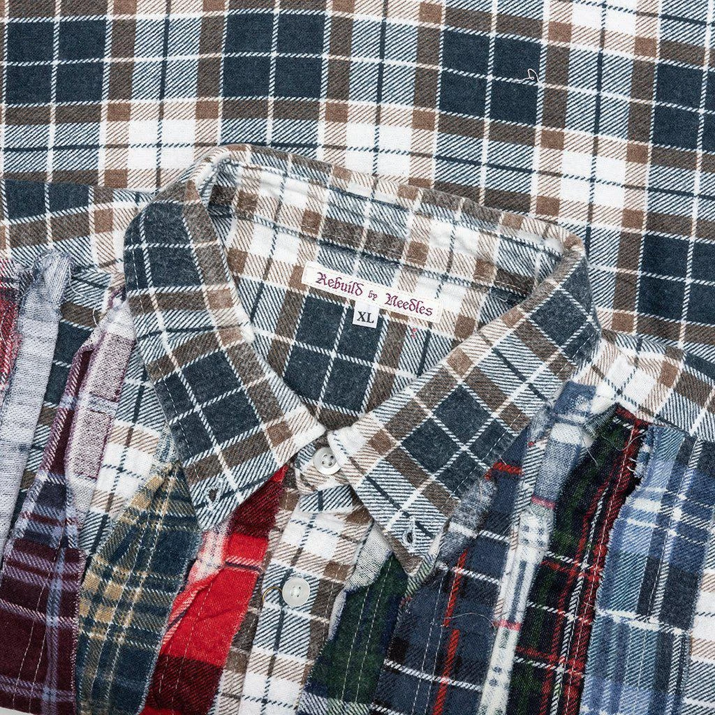 Needles Needles Ribbon Flannel Shirt 3