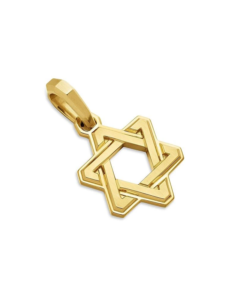 David Yurman Deco Star of David Pendant in 18K Yellow Gold, 24MM 3