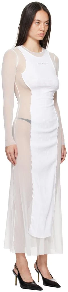 Jean Paul Gaultier White 'The Long Petit Grand' Maxi Dress 2