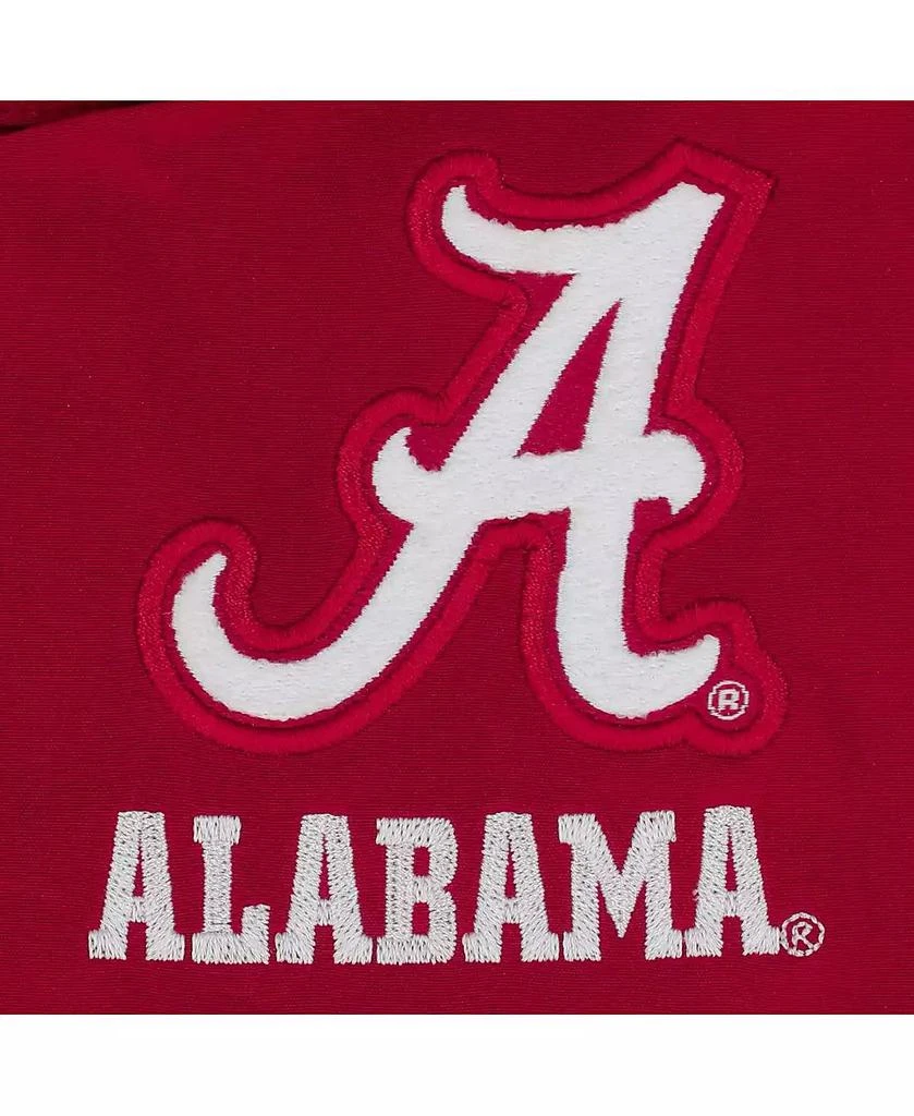 NIKE Men's Crimson Alabama Crimson Tide Coach Short Sleeve Quarter-Zip Jacket 7