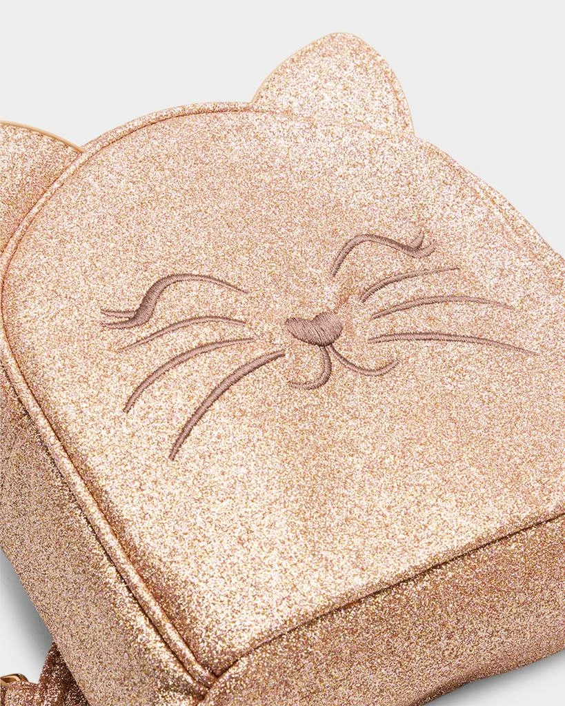 MOLO Girl
s Kitty Glittery Faux Leather Backpack 5